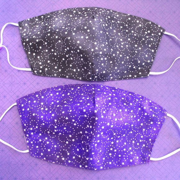 Hand Crafted Accessories - * HANDMADE DOUBLE LAYERED STAR FACE MASKS 2 PACK⭐
